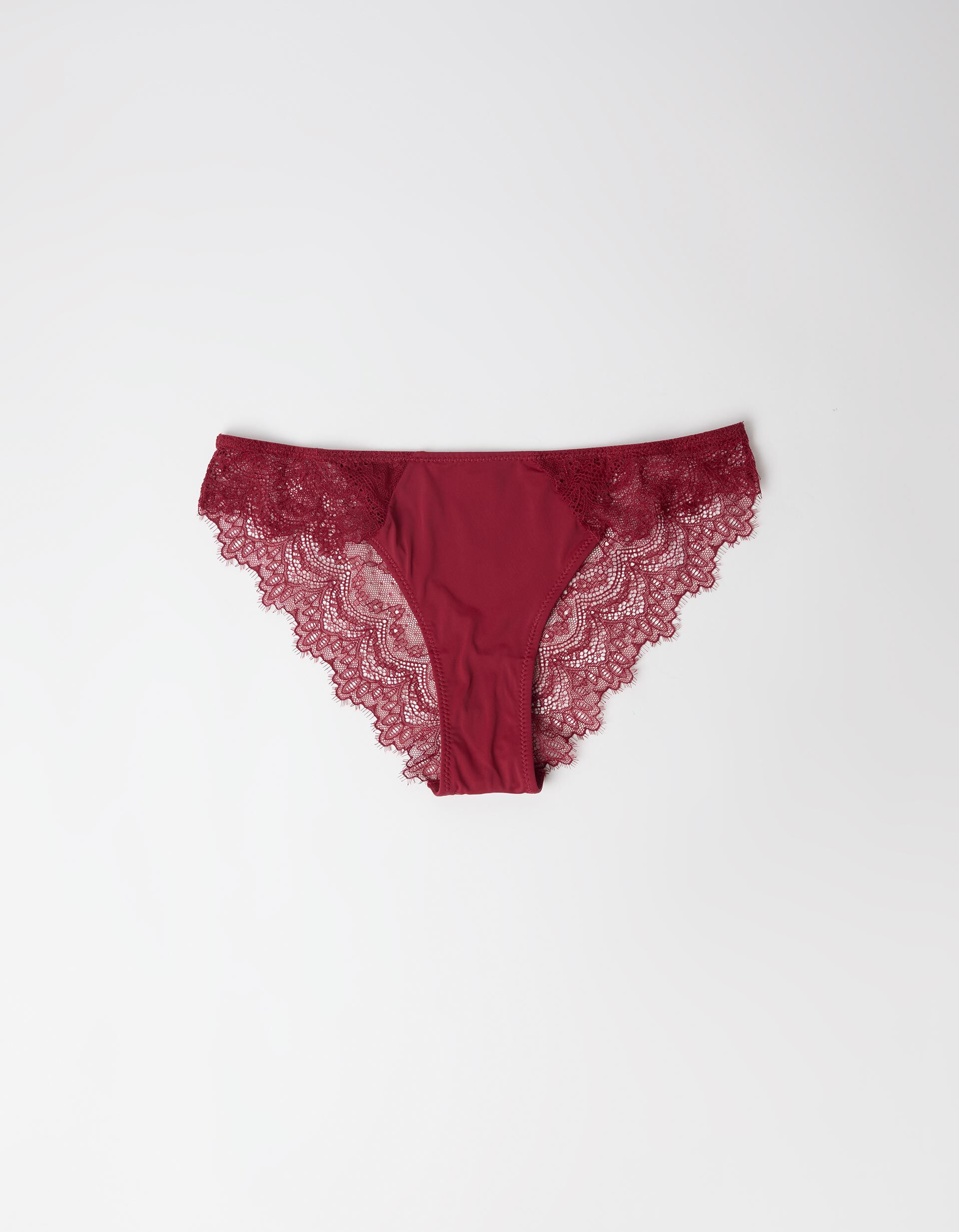 Comprar Online Cuecas Brief com Renda, Mulher, Vermelho