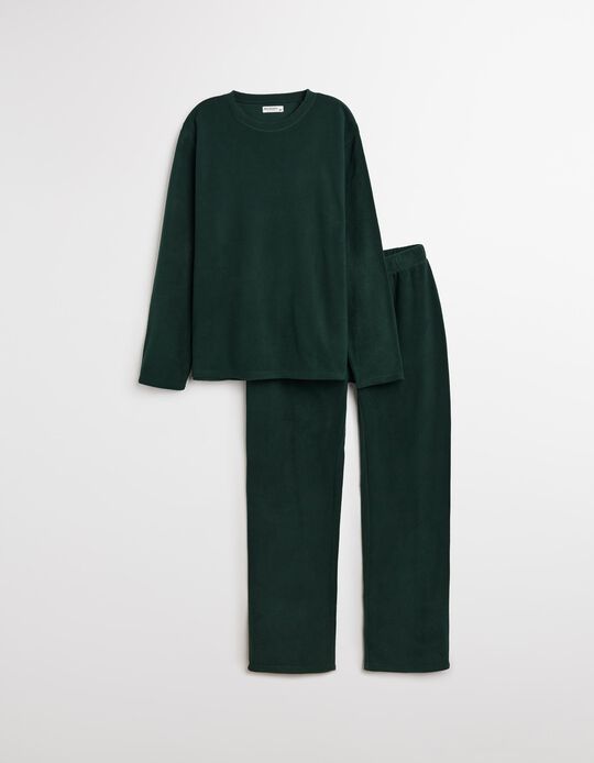 Comprar Online Pijama Polar, Homem, Verde Escuro 