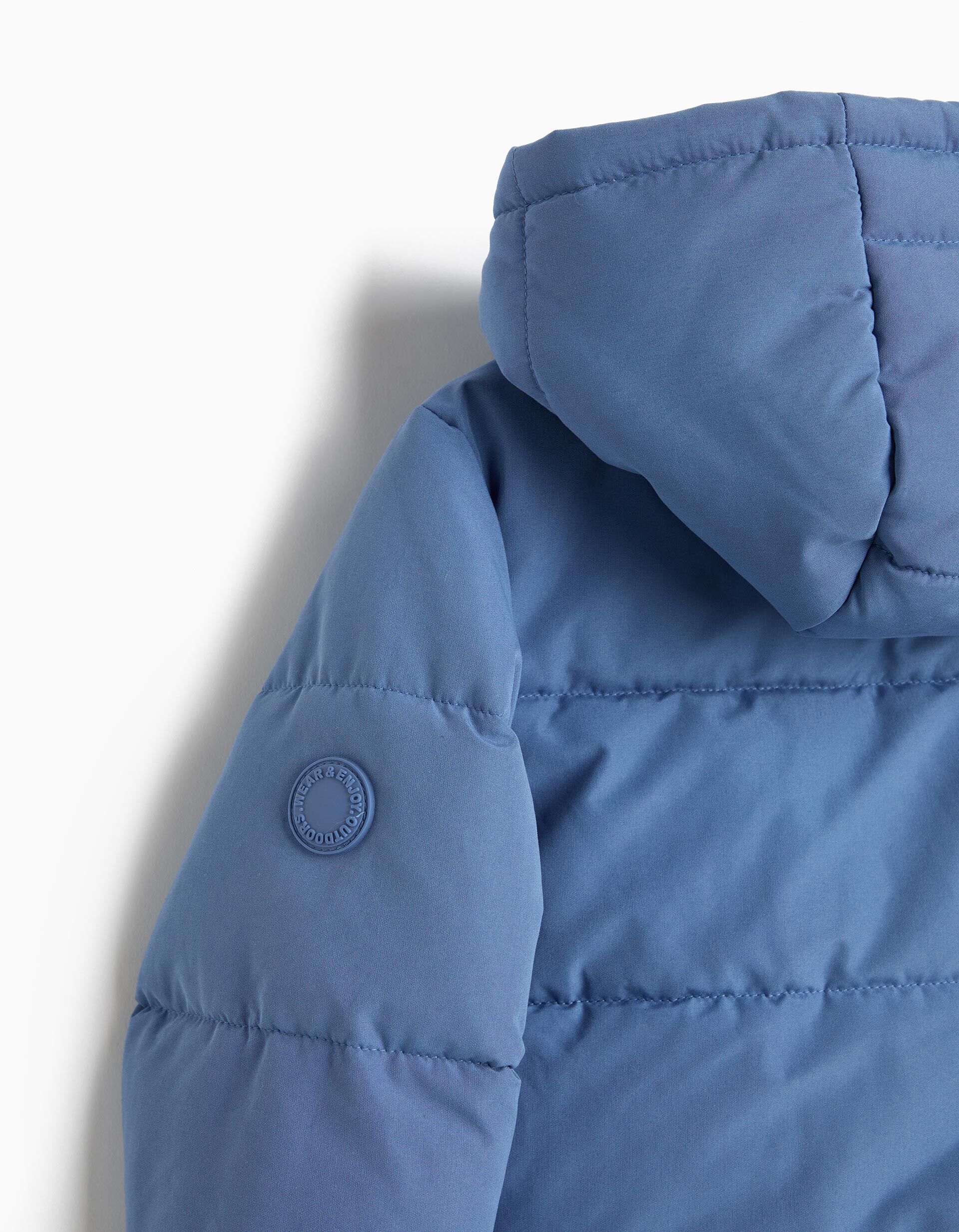 Comprar Online Casaco Acolchoado Com Capuz, Menino, Azul