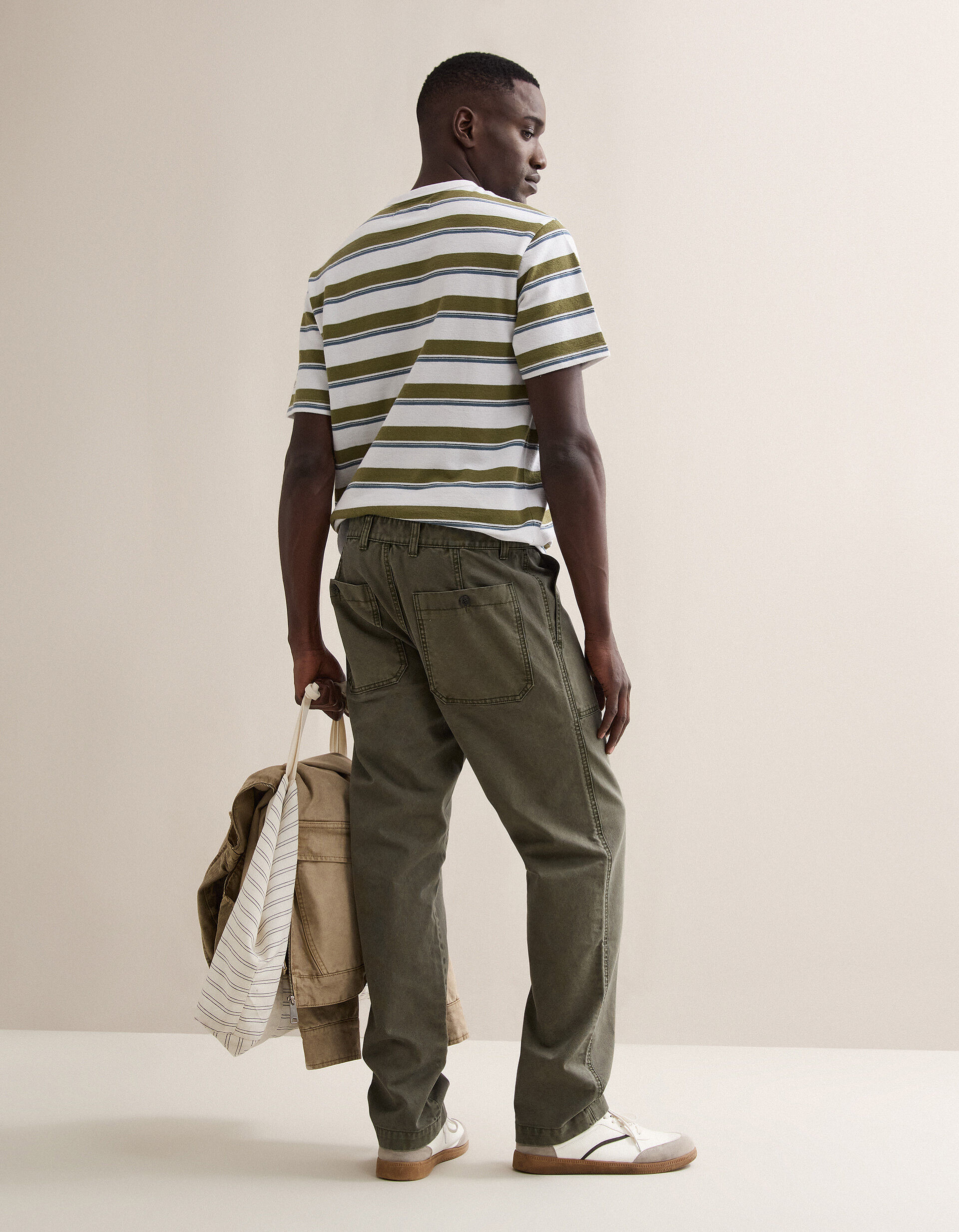 Comprar Online Cal&ccedil;as Canvas, Homem, Verde Escuro