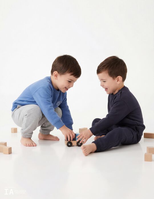 Comprar Online Pack 2 Sweatshirts de Felpa, Menino, Azul