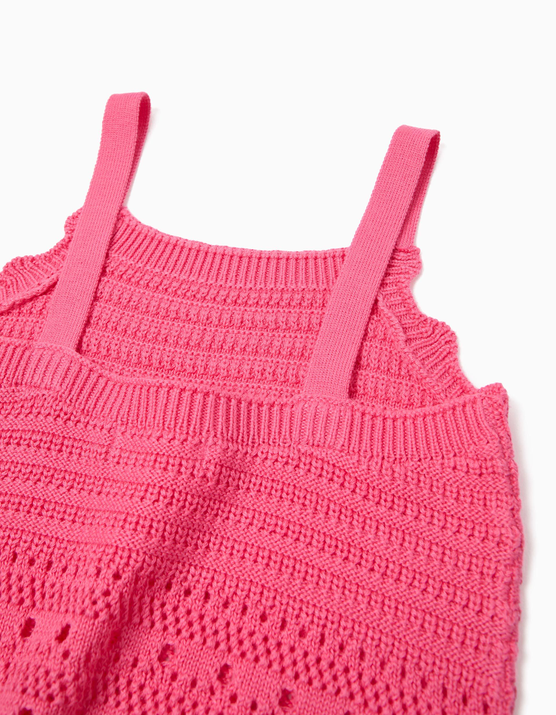 Comprar Online Top Crochet, Menina, Rosa