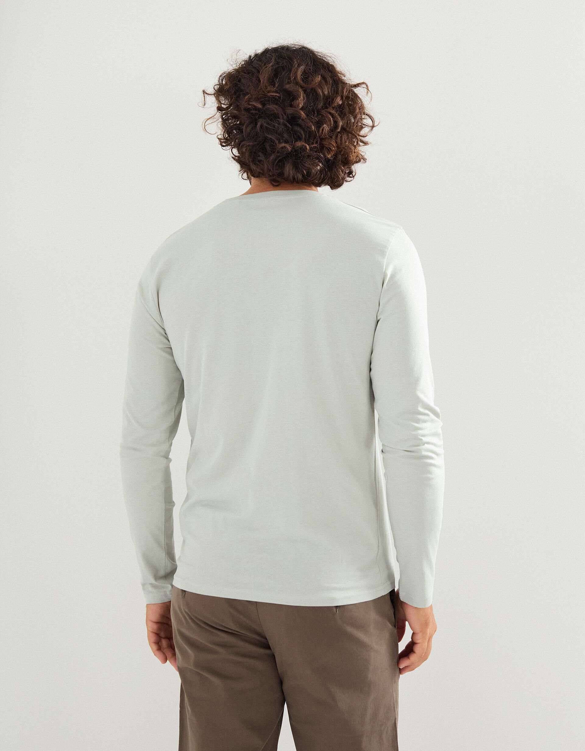 Comprar Online T-shirt Manga Comprida, Homem, Verde Claro