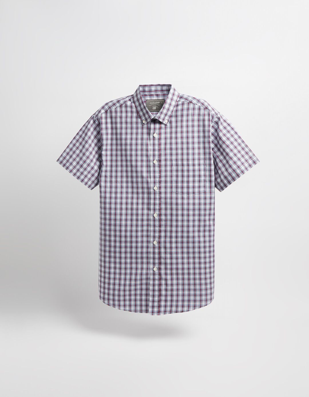 Checkered Short Sleeve Shirt, Men, Multiple colors
