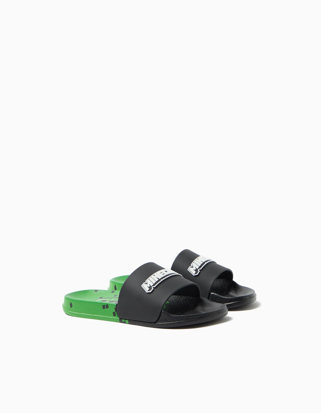 Chinelos Slide 'Minecraft', Menino, Multicolor