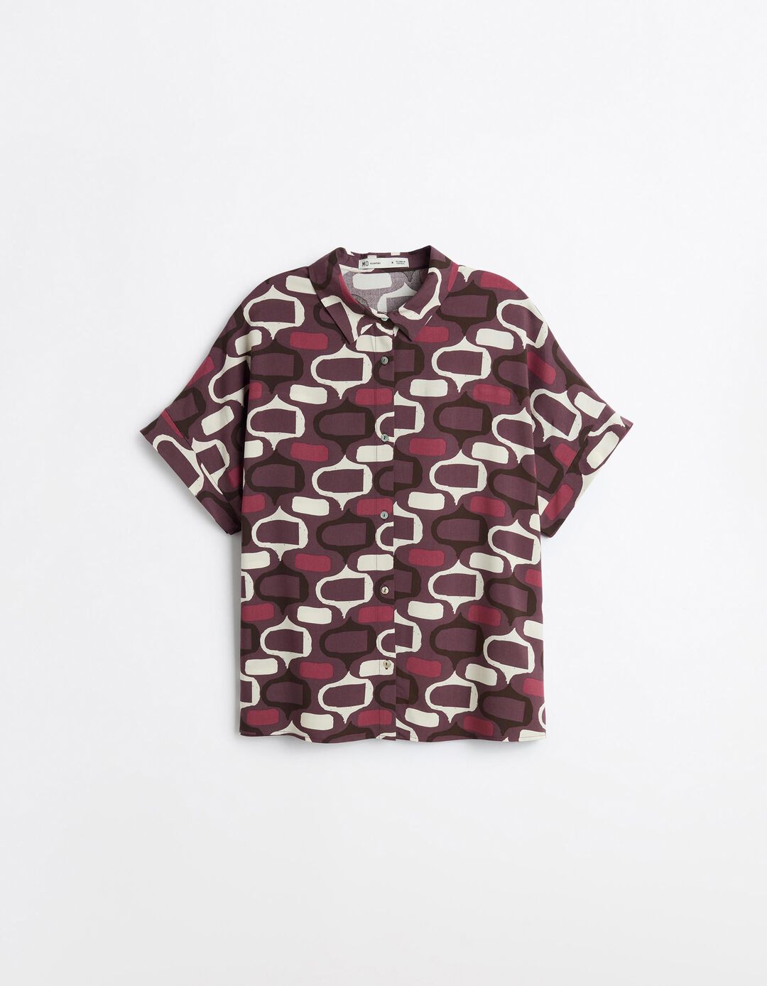 Camisa, Mulher, Vermelho Escuro