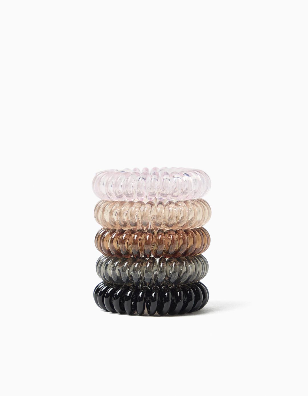 Pack 5 El&aacute;sticos de Cabelo, Menina, Multicor