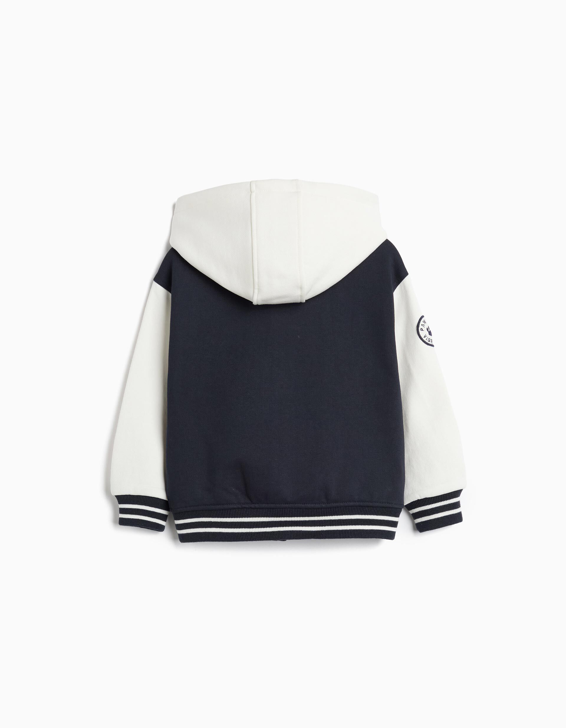 Comprar Online Bomber De Felpa, Menino, Azul Escuro