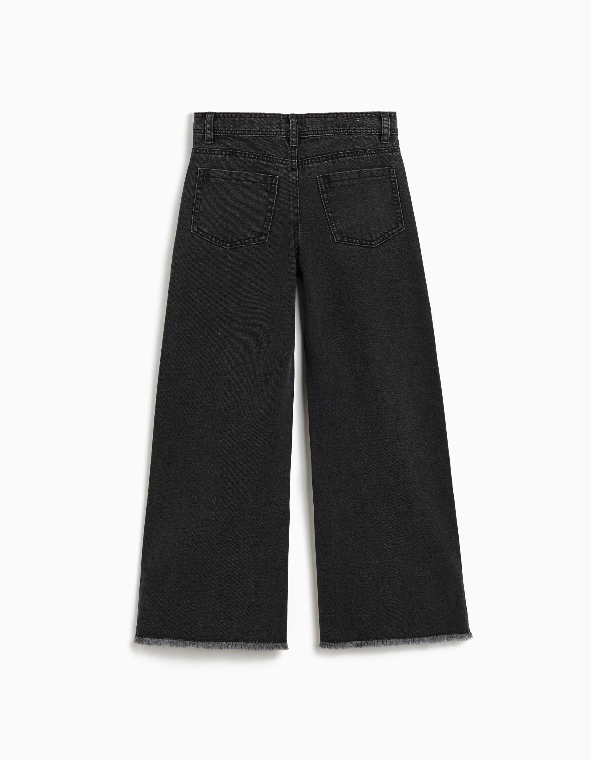 Comprar Online Cal&ccedil;as de Ganga Wide Leg, Menina, Preto