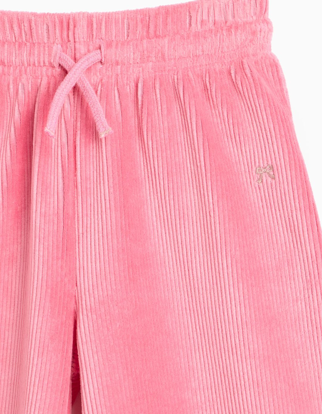 Cal&ccedil;as De Malha Wide Leg, Menina, Rosa