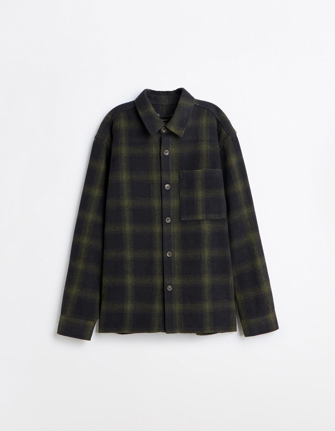 Sobrecamisa Xadrez, Homem, Verde Escuro