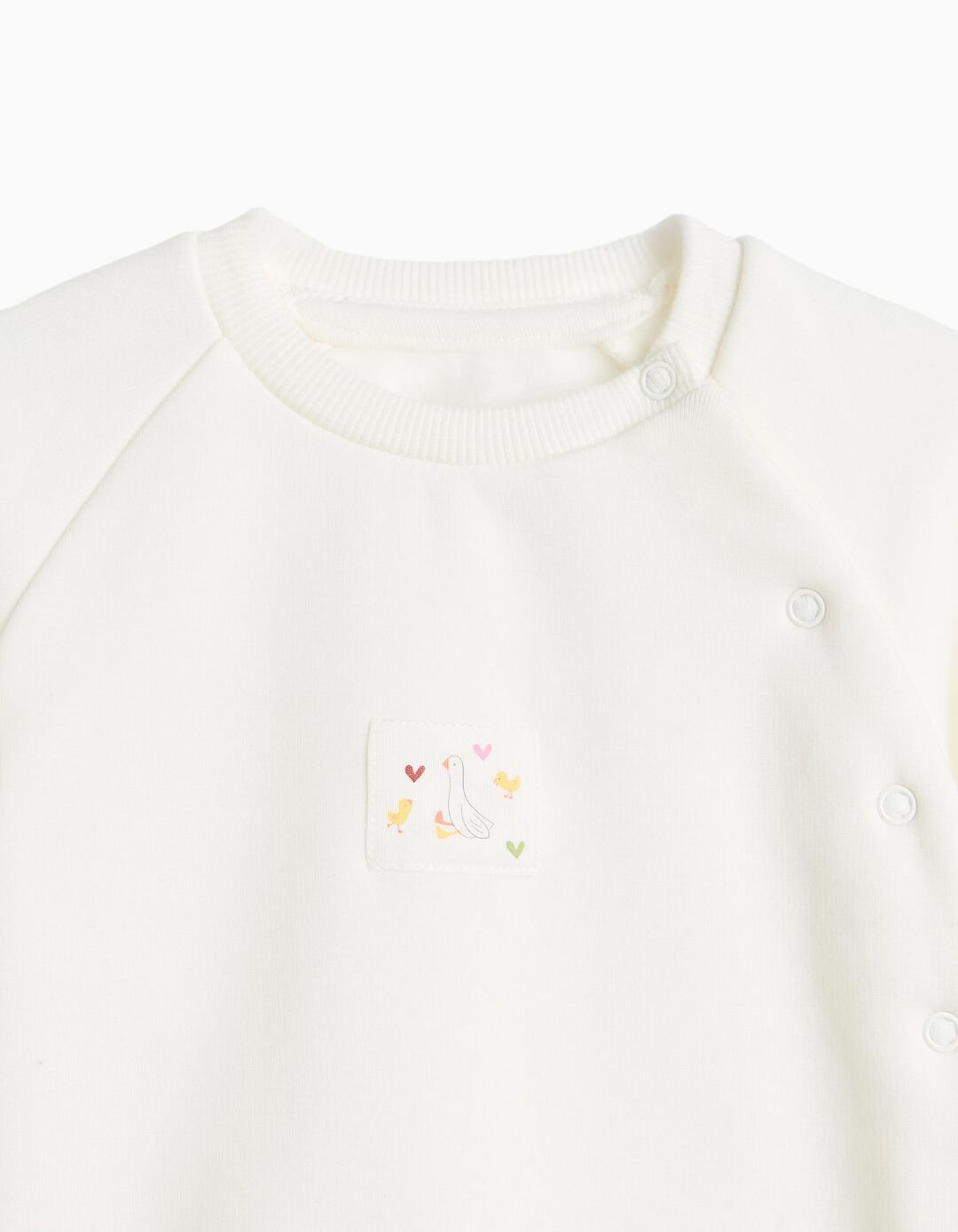 Pijama De Felpa Cardada, Menina, Branco
