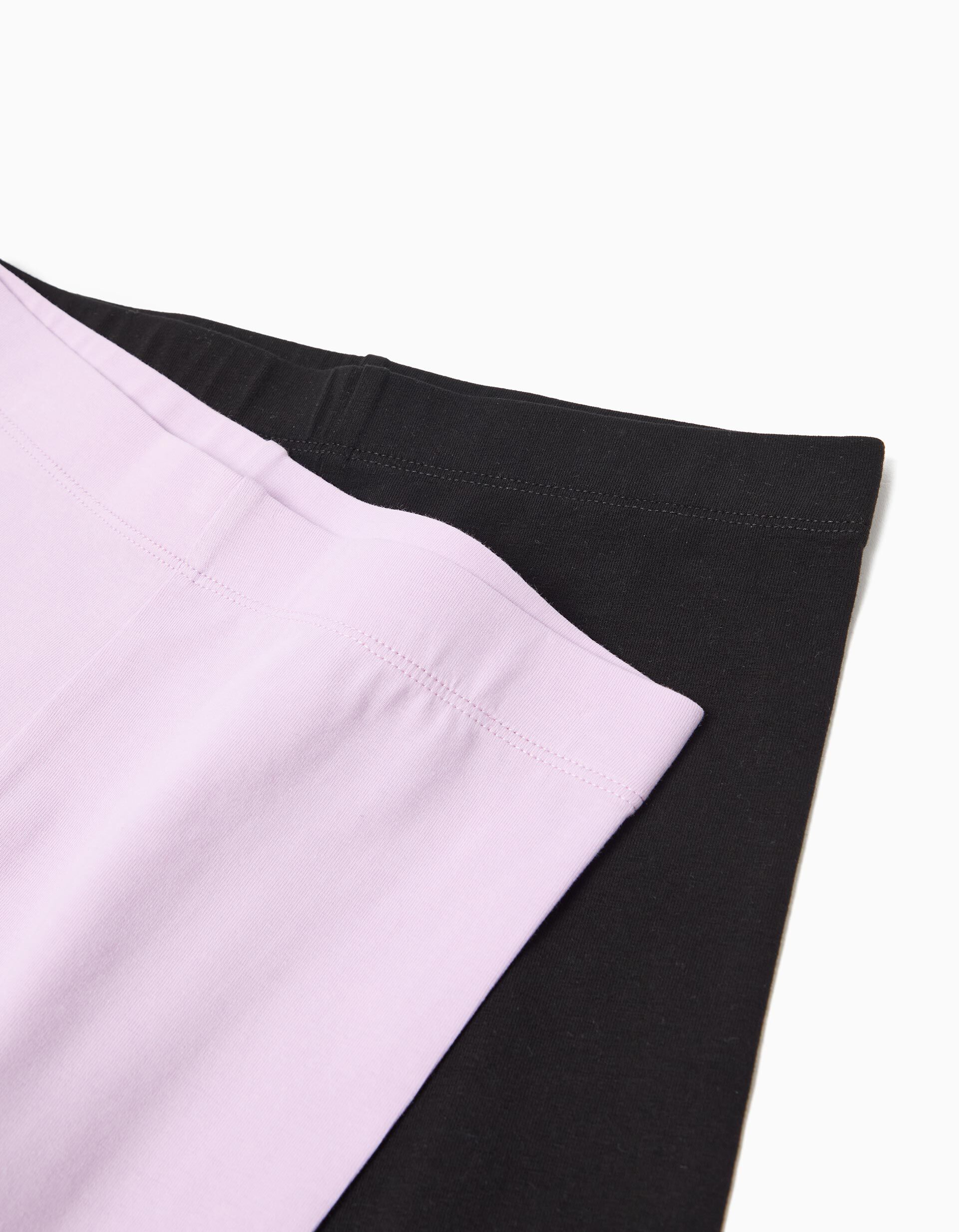 Comprar Online Pack 2 Leggings, Menina, Roxo Claro