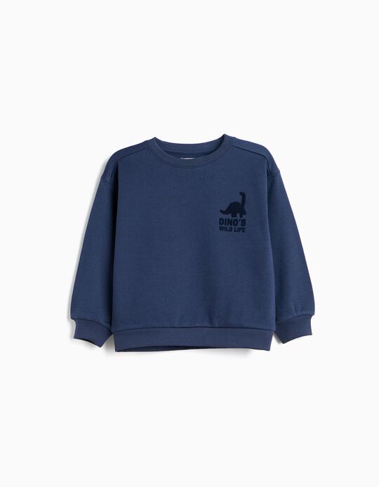 Comprar Online Sweatshirt Estampada, Menino, Azul Escuro