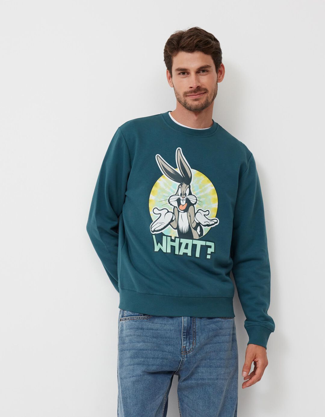 Looney Tunes' Sweatshirt, Men, Blue