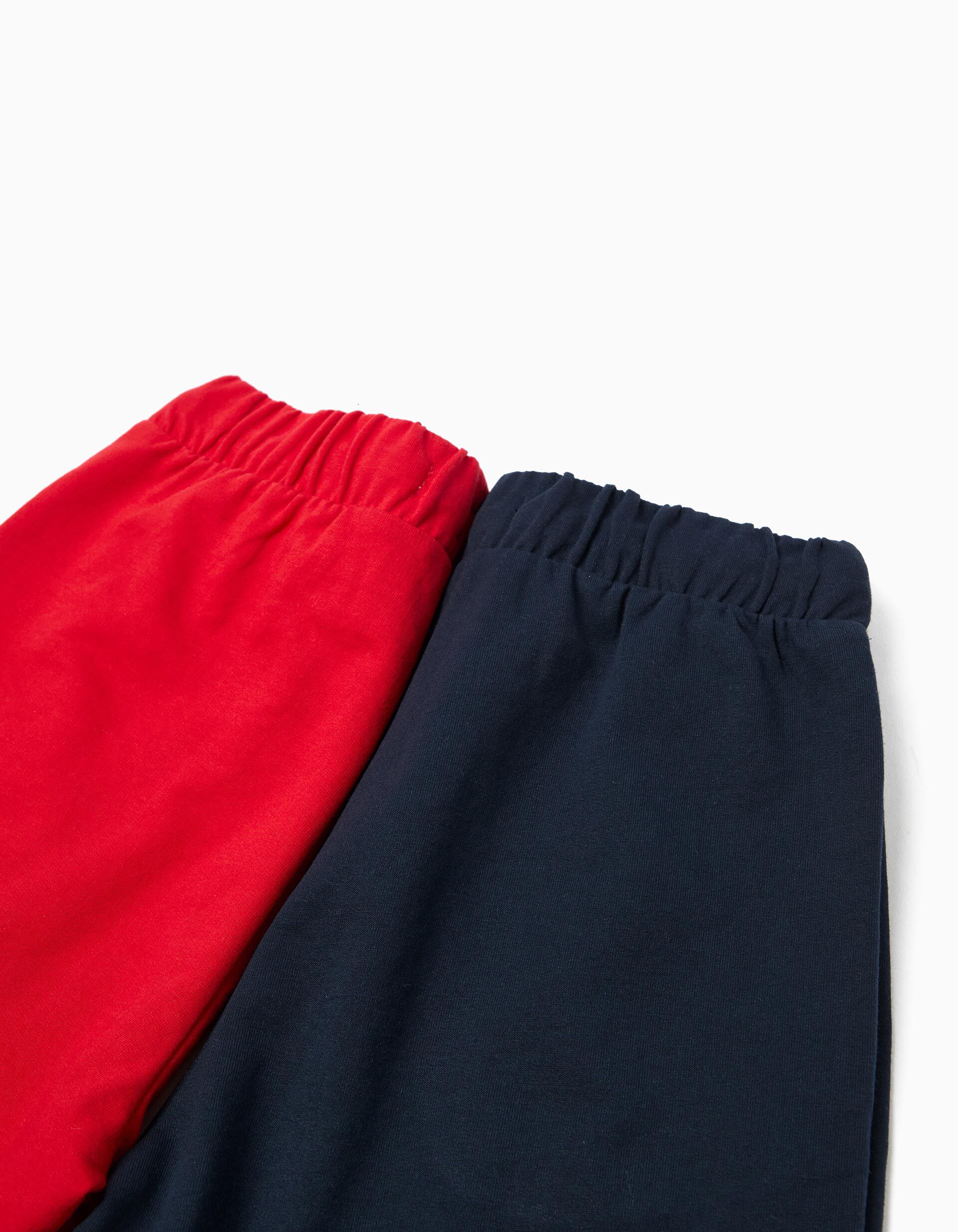 Comprar Online Pack 2 Cal&ccedil;&otilde;es de Felpa, Menino, Azul Escuro