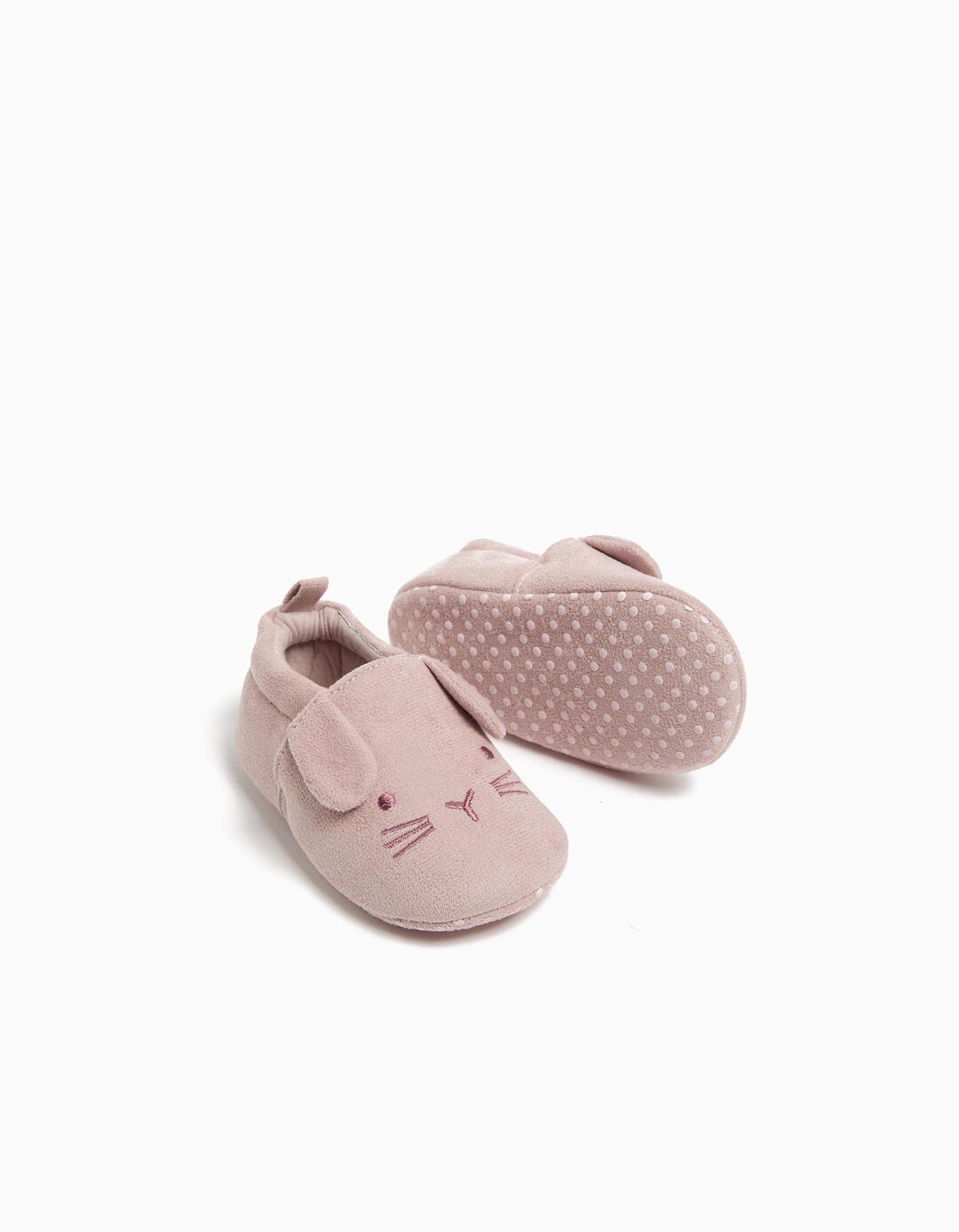 Pantufas, Bebé Menina, Rosa Claro