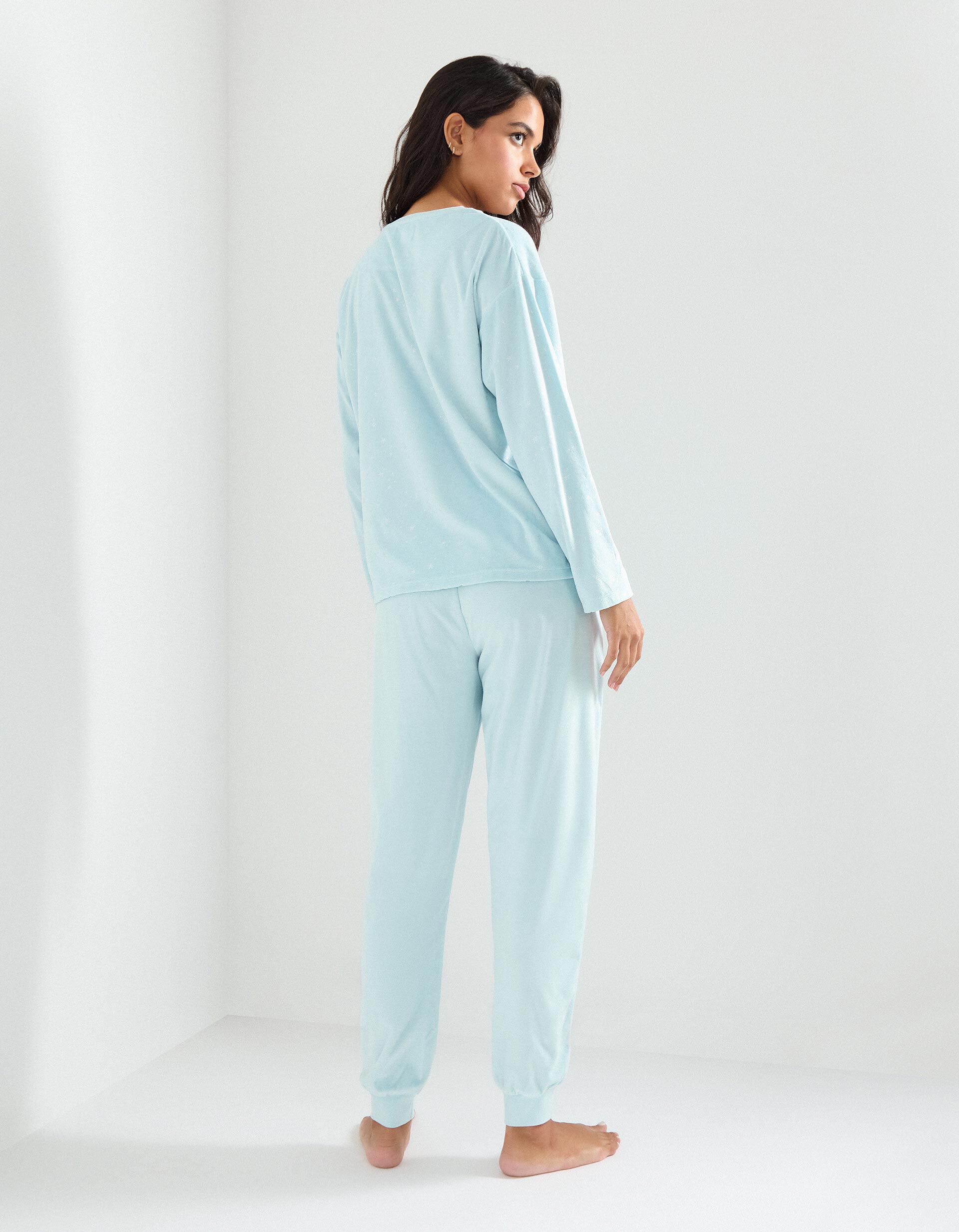 Comprar Online Pijama Veludo, Mulher, Azul Claro 