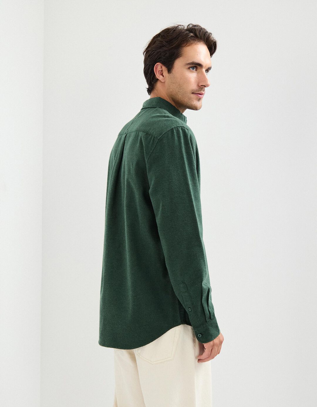 Camisa, Homem, Verde Escuro