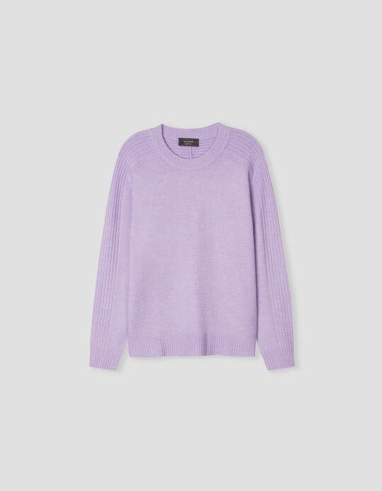 Knitted Jumper, Women, Lilac