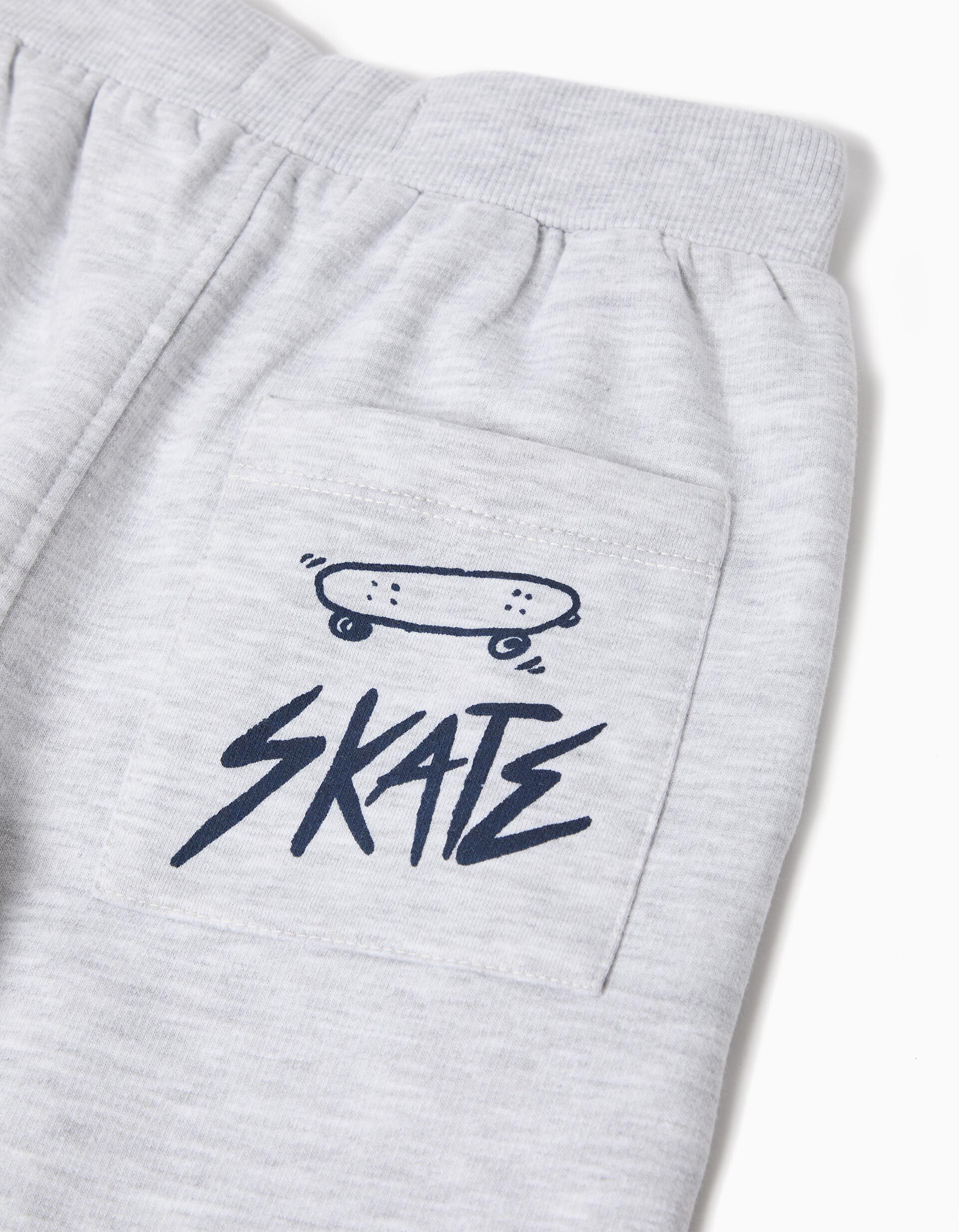 Comprar Online Cal&ccedil;as de Jogging, Menino, Cinzento Claro 