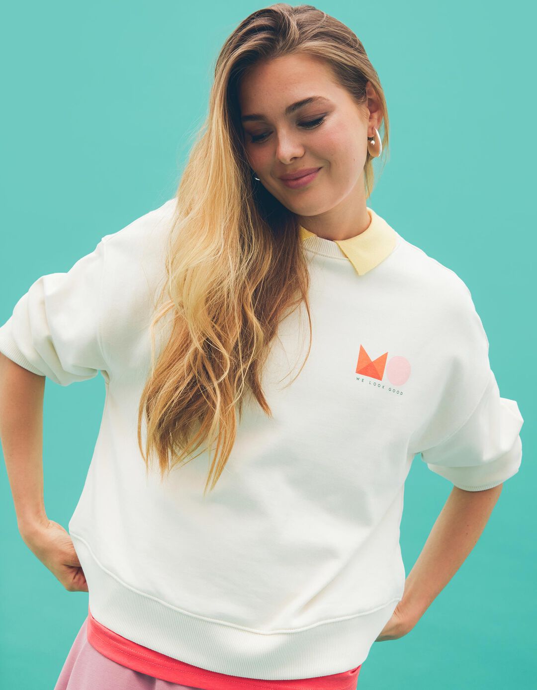 Sweatshirt, Mulher, Cru