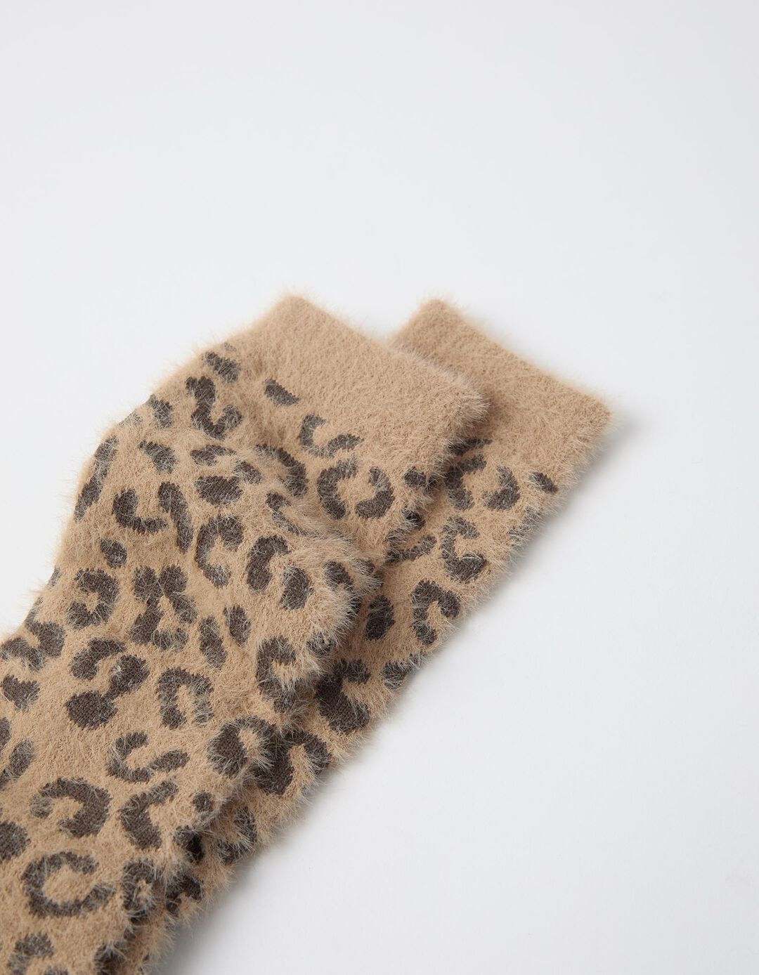 Meias Animal Print, Mulher, Bege