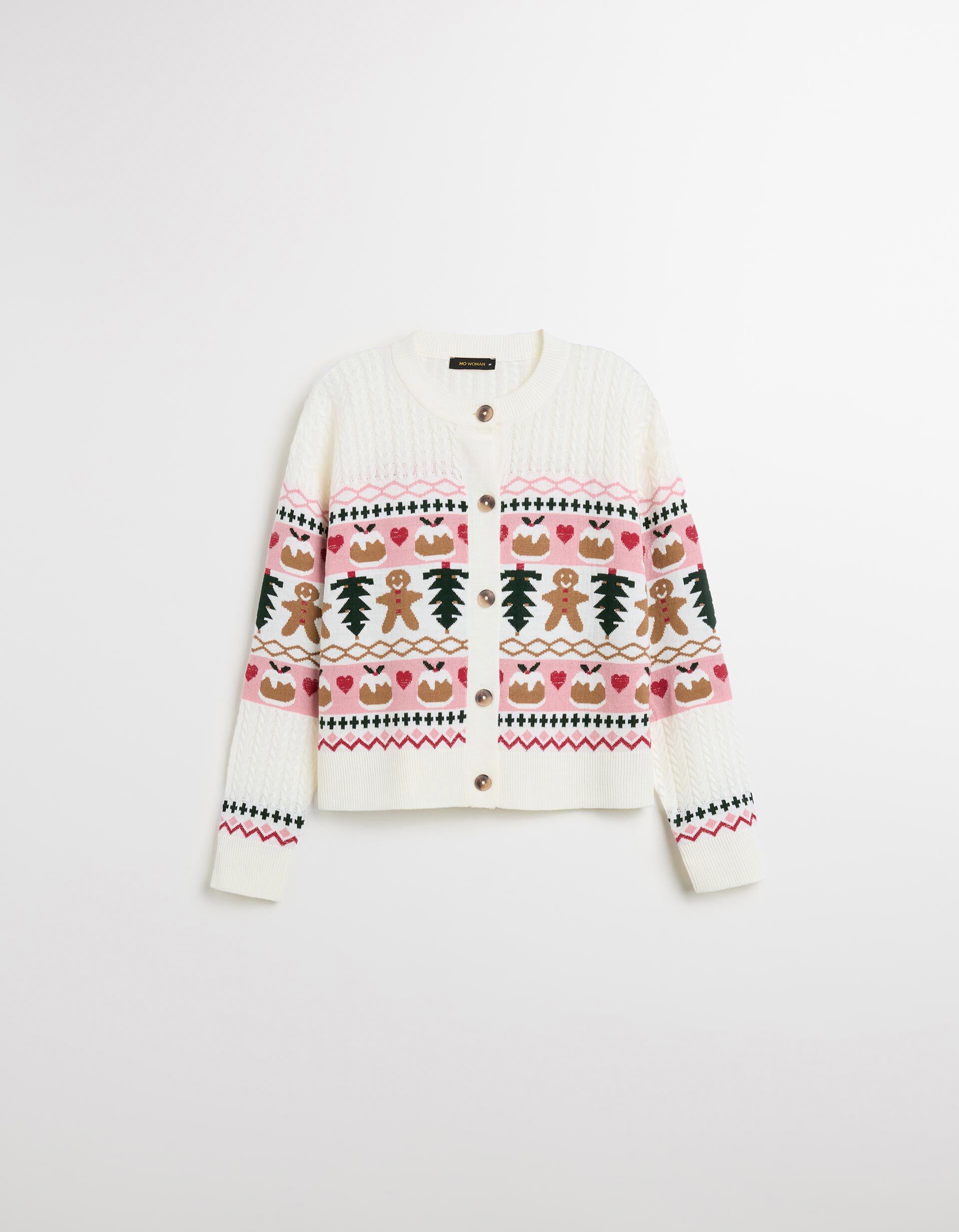 Comprar Online Casaco Malha Natal, Mulher, Bege