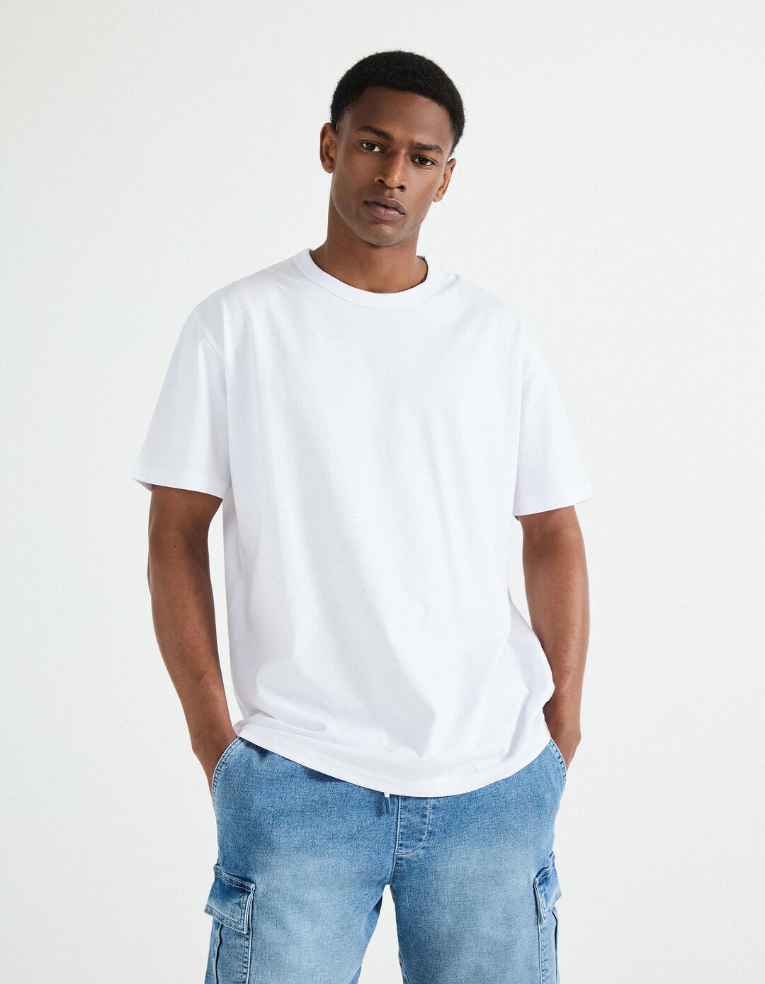T-shirt, Homem, Branco