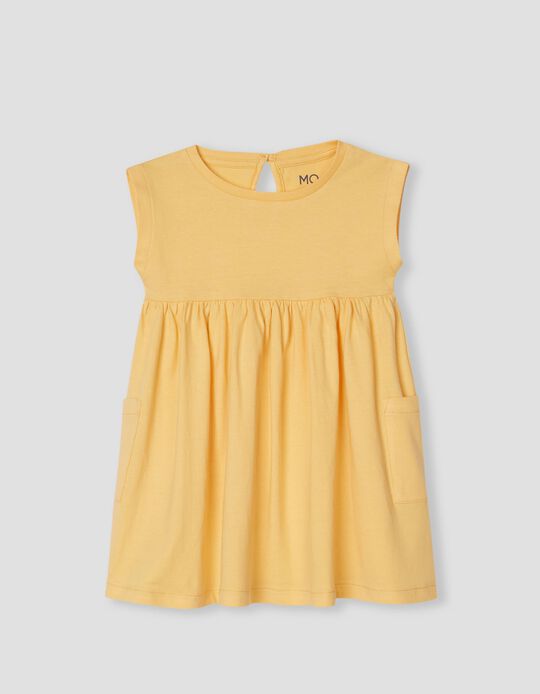 Dress, Baby Girls, Yellow