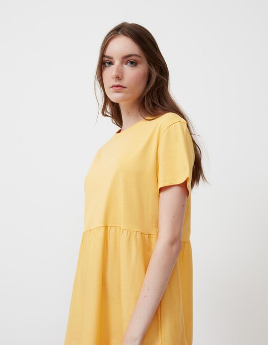 Dress, Women, Yellow