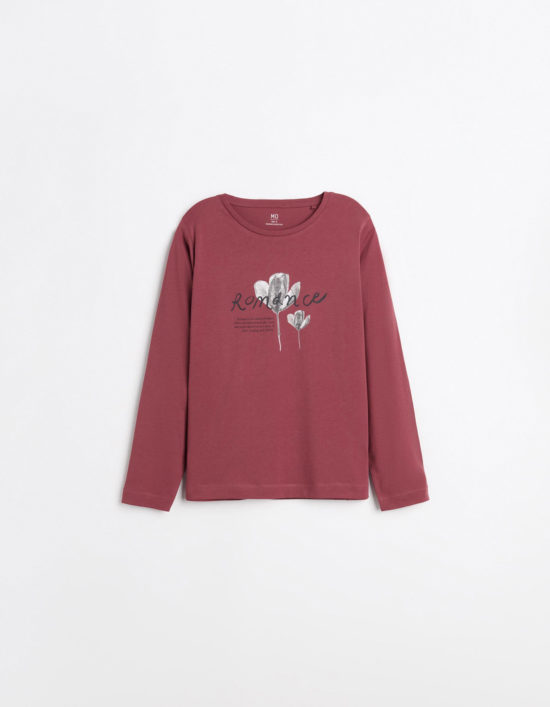 Comprar Online T-shirt Manga Comprida, Mulher, Vermelho