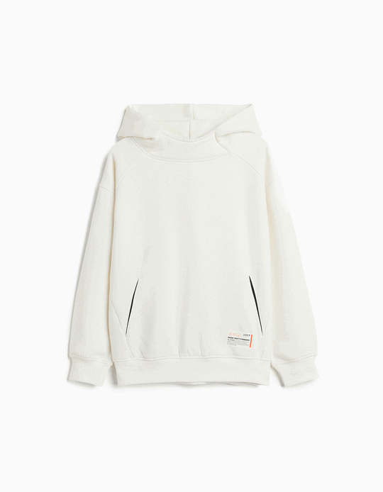 Comprar Online Sweatshirt com Capuz, Menino, Branco