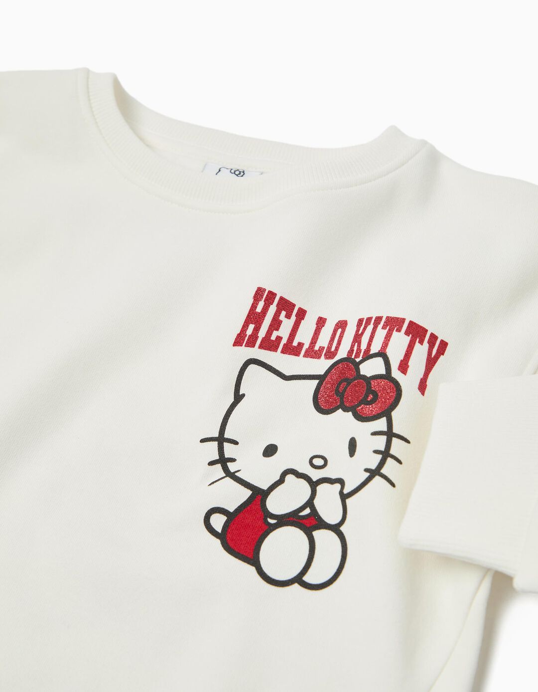 Sweatshirt 'Hello Kitty', Menina, Branco