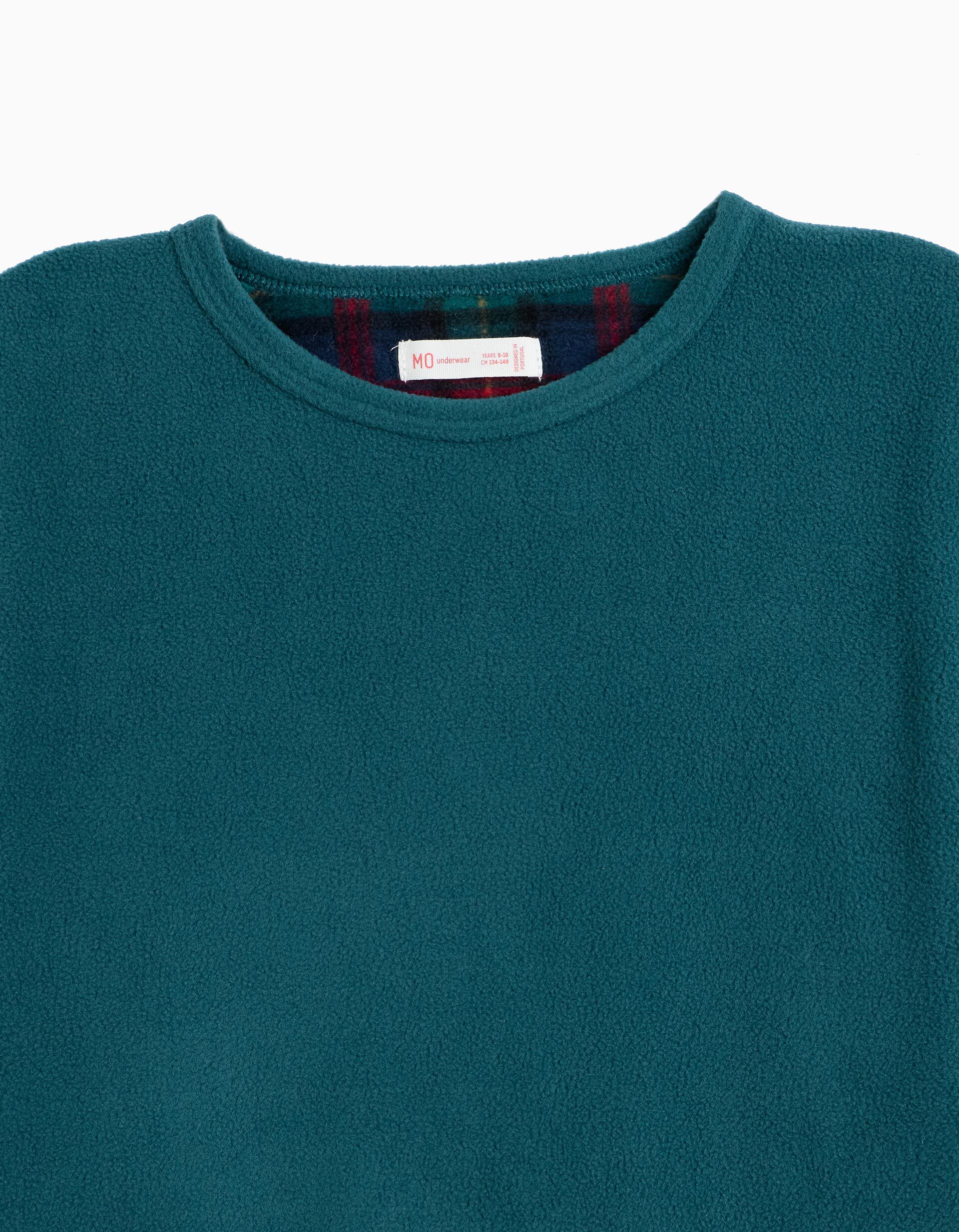 Comprar Online Pijama Polar De Natal, Menina, Verde Escuro
