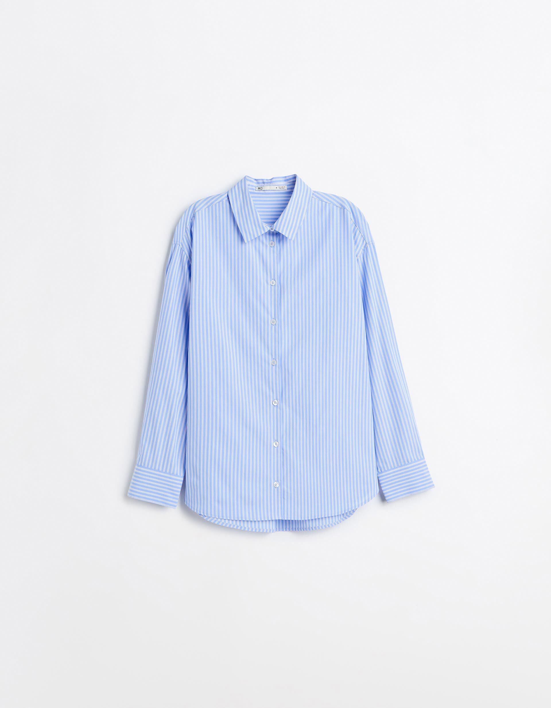 Comprar Online Camisa De Popelina, Mulher, Azul