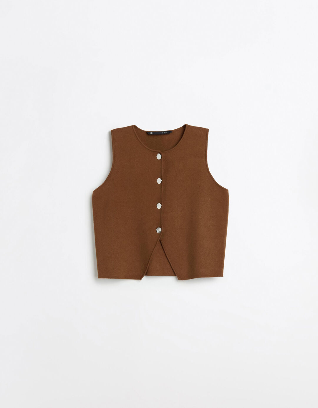 Colete de Malha, Mulher, Bege