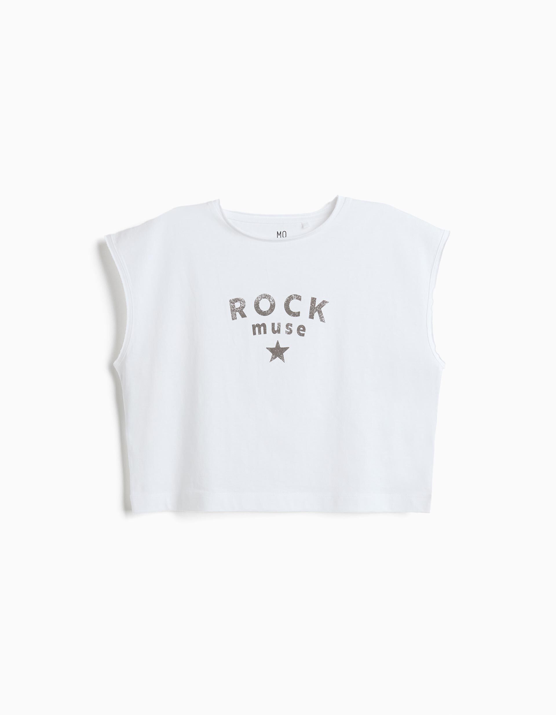 Comprar Online T-shirt Estampada, Menina, Branco