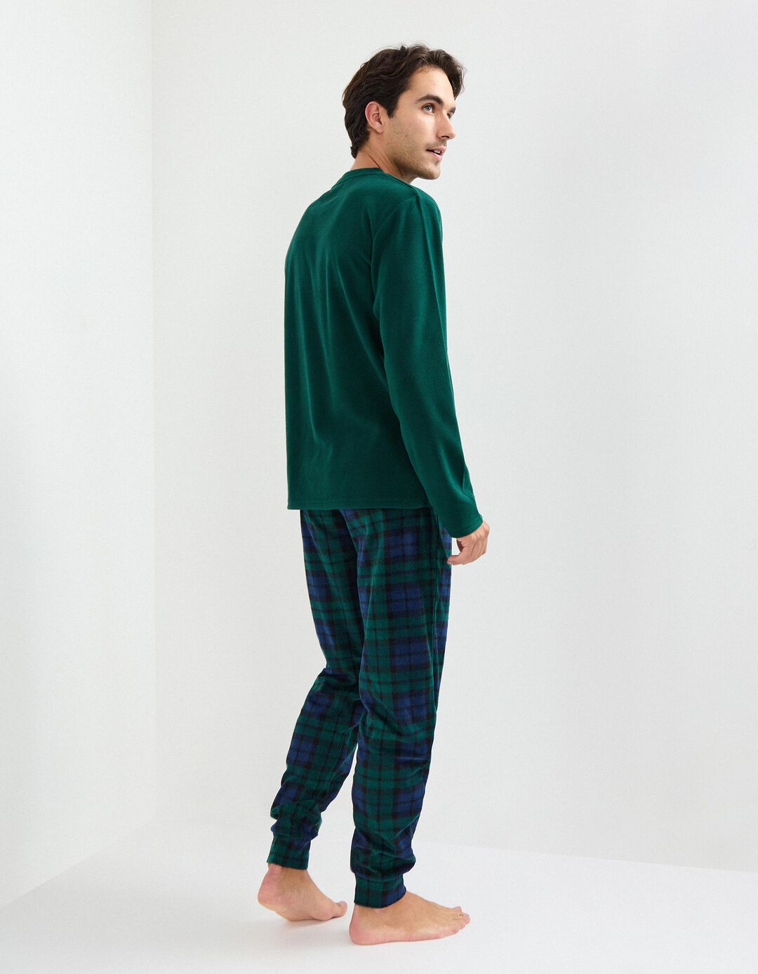 Pijama de Natal, Homem, Verde Escuro