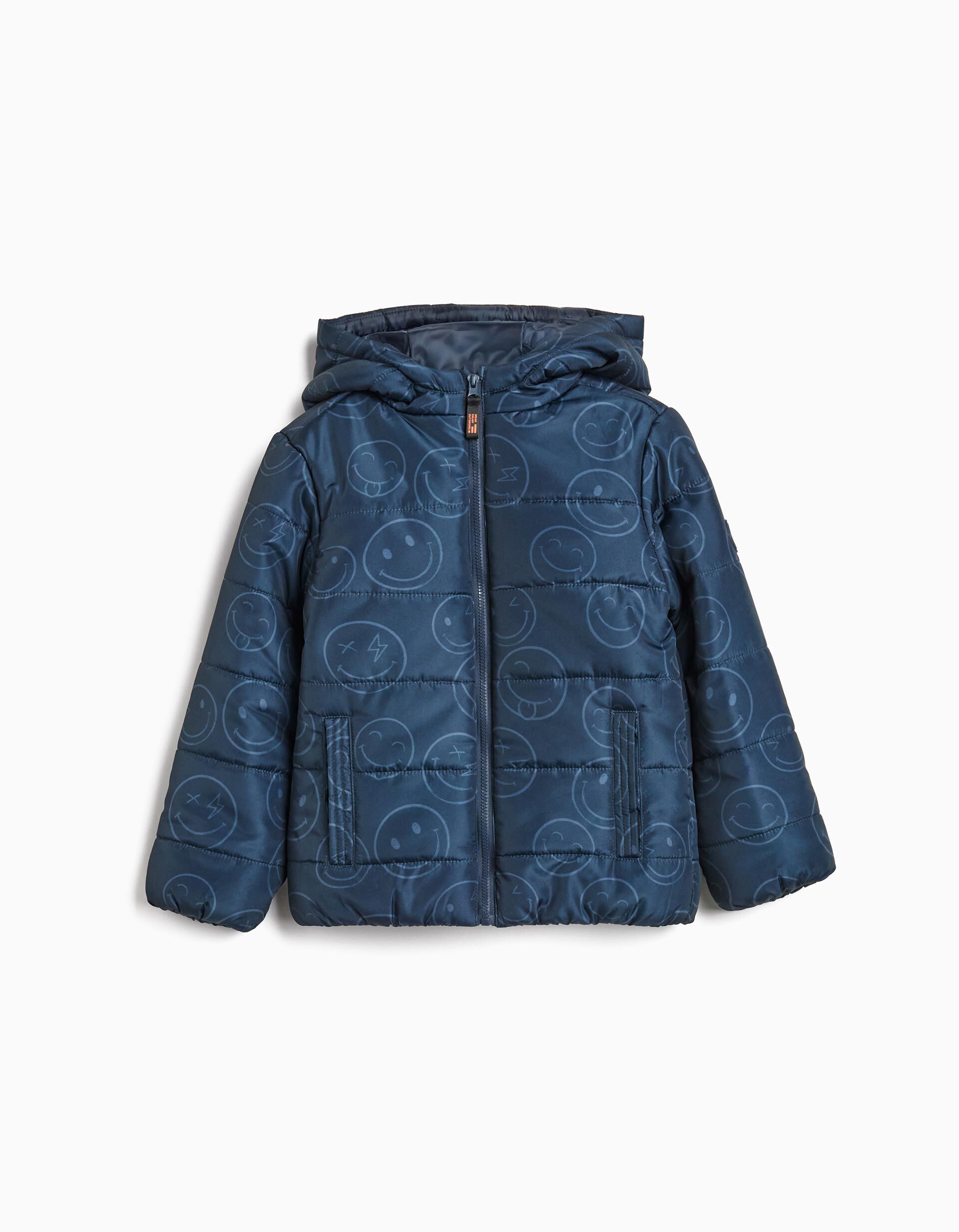 Comprar Online Casaco Acolchoado com Capuz, Menino, Azul Escuro