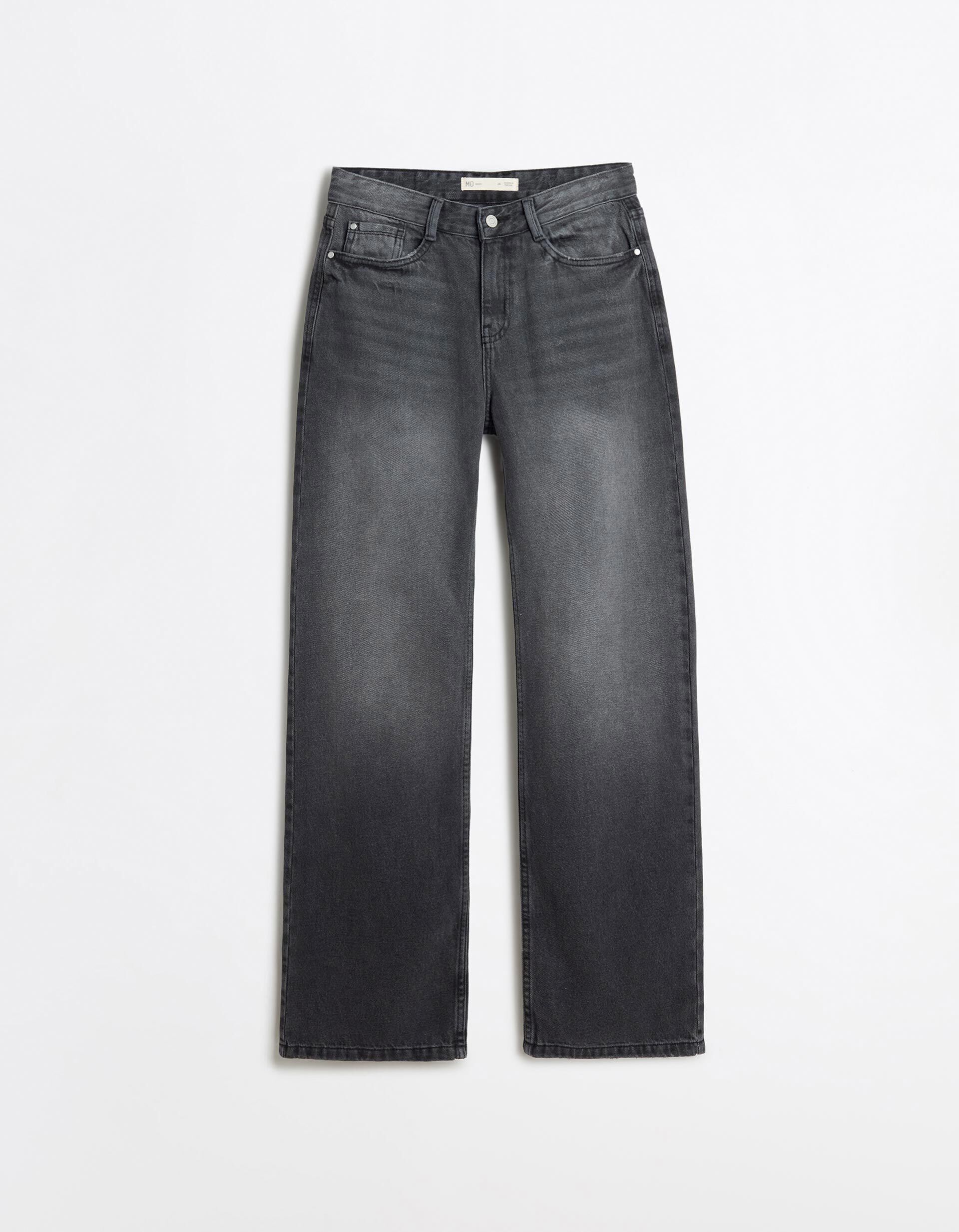 Comprar Online Cal&ccedil;as De Ganga 'Wide Leg', Mulher, Cinzento Escuro