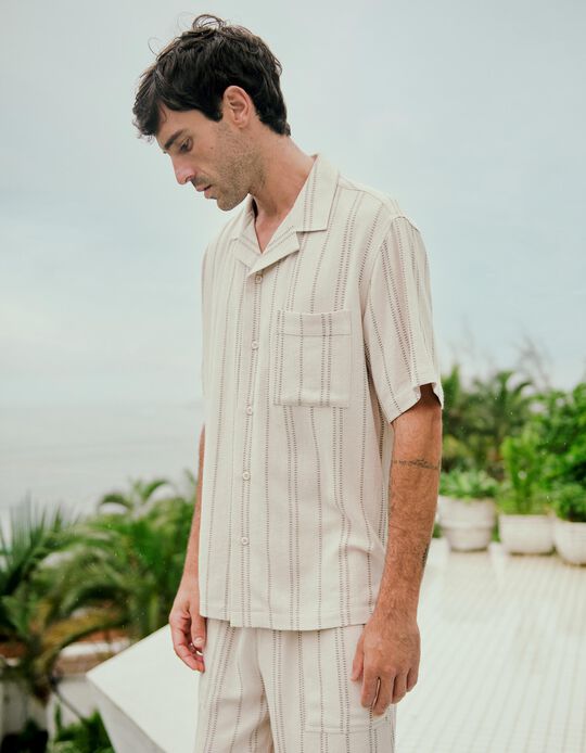 Comprar Online Camisa, Homem, Bege Claro