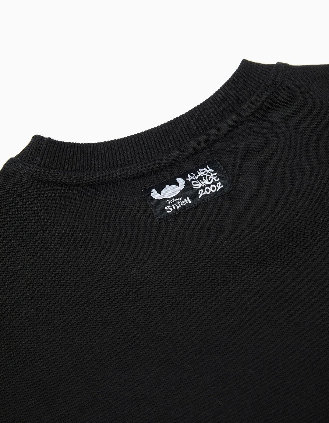 Sweatshirt de Felpa 'Stitch' ©Disney, Menino, Preto