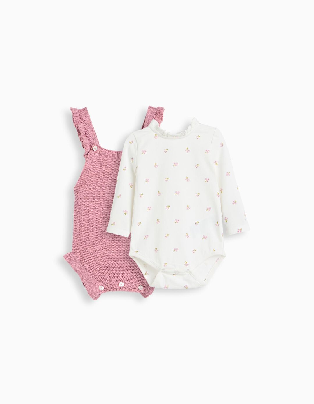 Conjunto Body E Fofo, Rec&eacute;m-Nascido, Rosa