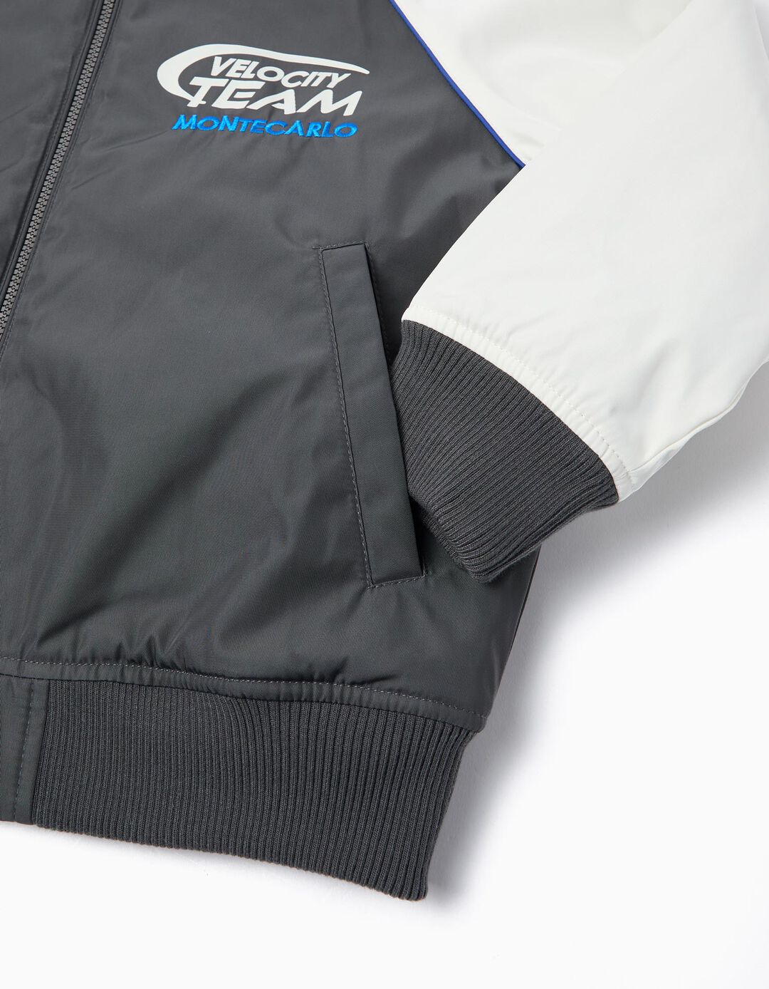 Casaco Bomber, Menino, Cinzento Escuro