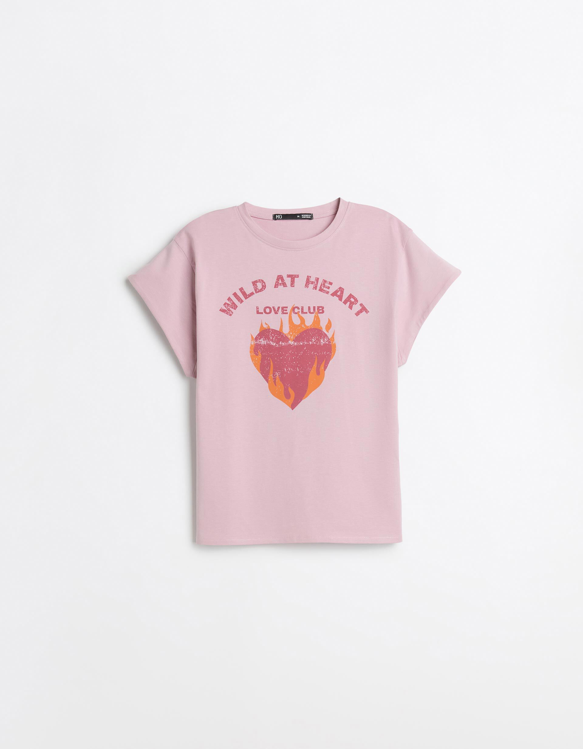 Comprar Online T-shirt Estampada, Mulher, Rosa Claro