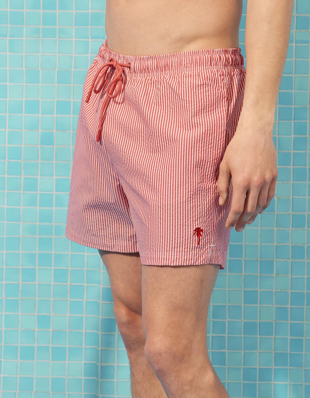 Cal&ccedil;&otilde;es de Banho, Homem, Vermelho