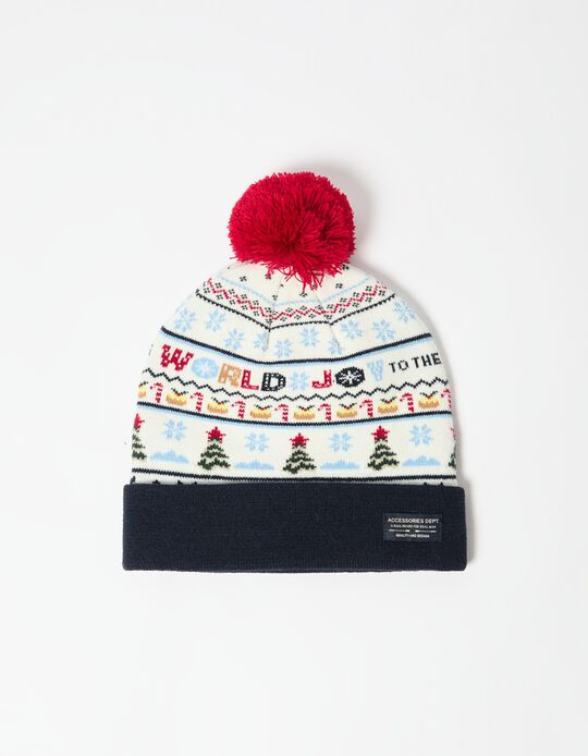 Comprar Online Gorro de Natal, Homem, Azul Escuro