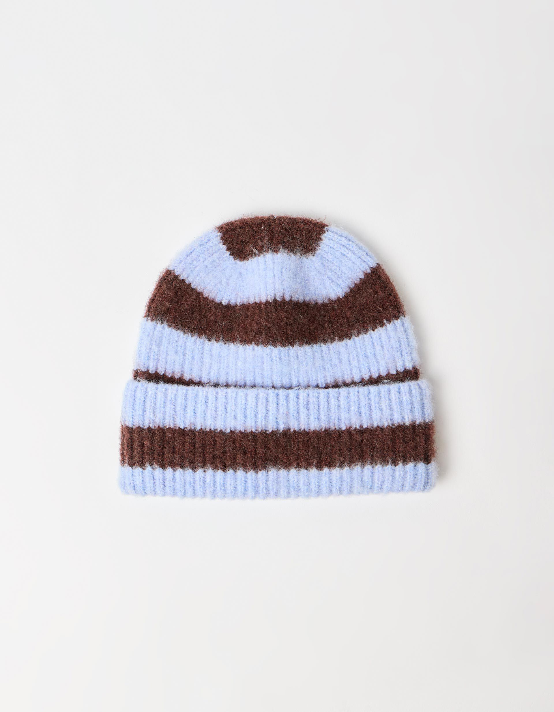 Comprar Online Gorro &Agrave;s Riscas, Mulher, Azul
