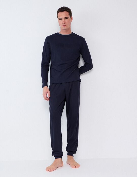 Comprar Online Pijama Interlock, Homem, Azul Escuro